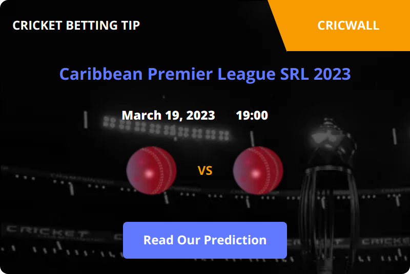 Trinbago Knight Riders SRL VS Jamaica Tallawahs SRL Match Prediction 19 March 2023